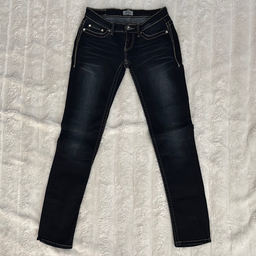 Day Trip Bling Women's Dark Blue Jeans